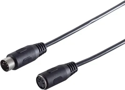Produktbild von DIN Verlängerung- 5-pol. Stecker/ Buchse 2,5m