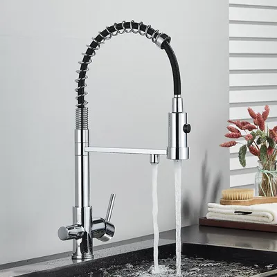 Produktbild von Küchenarmatur 3 Wege Wasserhahn Küche Wasserfilter Trinkwasserhahn