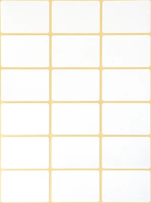 Produktbild von Etiketten 38x24mm VE=5x522 Stück weiß