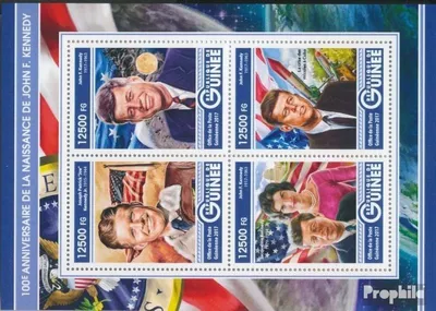 Produktbild von Briefmarken Guinea 2017 Mi 12381-12384 Kleinbogen (kompl. Ausgabe) postfrisch John F. Kennedy