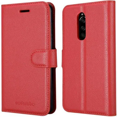 Image de Cadorabo Housse pour Sony Xperia 1 / Xperia XZ4 Housse de protection en rouge Housse pour téléphone portable Etui Case Cover Fermeture magnétique