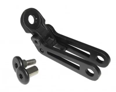 Image de Busch & Müller 464HASPB Support de phare en aluminium pour montage sur fourche, noir