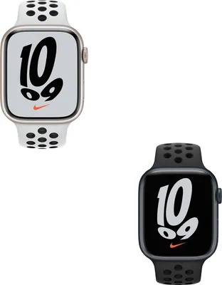 Produktbild von Apple Watch Nike Series 7, OLED, Touchscreen, 32 GB, WLAN, GPS, 38,8 g