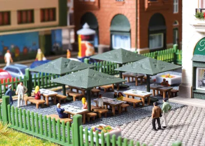 Produktbild von Vollmer 47665 - N Biergarten-Schirme, 4 Stück  - Neu