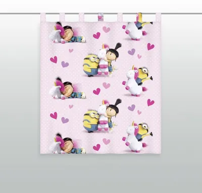 Produktbild von Gardine Vorhang Fertiggardine Minions 140 x 160 cm