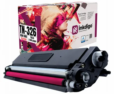 Produktbild von Inkdigo Toner TN326M für Brother DCP-L8400CDN, DCP-L8450CDW, HL-L8250CDN, HL-L8350CDW – Magenta, 3500 Seiten,, KI-generiertes Bild