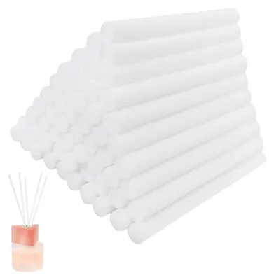 80 Luftbefeuchter Filterstäbchen, 10 cm, 7 mm, weiß