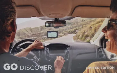 Produktbild von TomTom GO Discover Limited Edition 12,7 cm (5 Zoll) PKW Navigationsgerät, TomTom Traffic, Karten-Updates, Sprachsteuerung - Schwarz