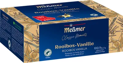Produktbild von Meßmer Rooibos-Vanille Tee 100 Portionen