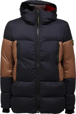 Productafbeelding van 1000AC ROSSIGNOL heren donsjas, zwart/bruin