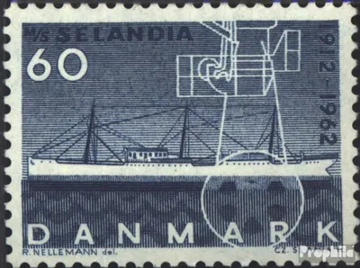 Produktbild von Briefmarken Dänemark 1962 Mi 406x (kompl.Ausg.) normales Papier postfrisch Selandia
