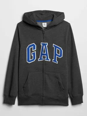 Obrázek produktu pro Dětská mikina s kapucí GAP s logem a zipem 550082-01__XS