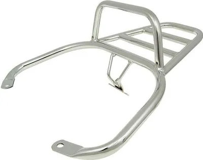 Produktbild von Gepäckträger Chrom kompatibel für Vespa LX50 LX125 S50 S125 LXV150 05-08 Roller
