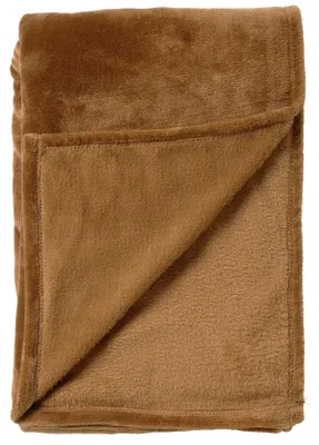 Produktbild von Dutch Decor Wohndecke Flanell-Fleece Billy 150x200 cm Braun