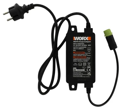 Immagine prodotto di Trasformatore di alimentazione per stazione di ricarica (100-240 V, 20 V, 90 W) per robot tosaerba Worx, modelli WR147E, WR147E.1, WR15