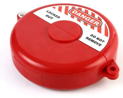 Obrázek produktu pro Zámek na ventily pro venkovní použití, s uzavíracím mechanismem, vhodný pro ventily o průměru 2,5–6,3 cm, vyrobený z ABS plastu, odolný vůči povětrnostním vlivům