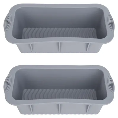 Image de 2 grands moules à glaçons en silicone, réutilisables, moules polyvalents pour rafraîchir les boissons