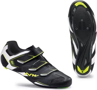 Produktbild von Northwave Sonic 2 Rennrad Fahrrad Schuhe schwarz/weiß/gelb Grösse 41,589,90€ Neu