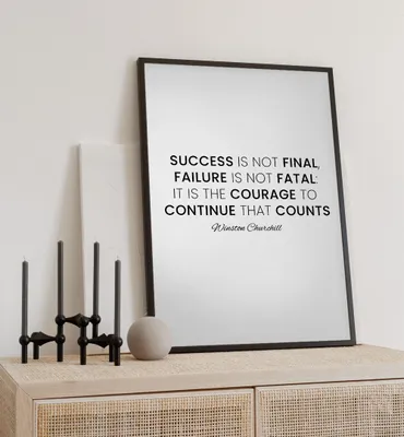 Produktbild von Poster Courage beige, groesse_poster:30x40 cm, groesse_rahmen:birke 30x40 cm