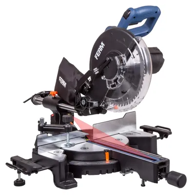 Productafbeelding van Afkortzaag Radiale Afkortzaag - 1900 W Vermogen - Ø254 mm Zaagblad - Aluminium