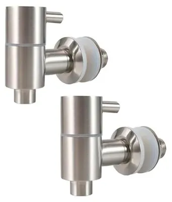 Ersatz-Zapfhahn aus Edelstahl, 16 mm, 2 Stück