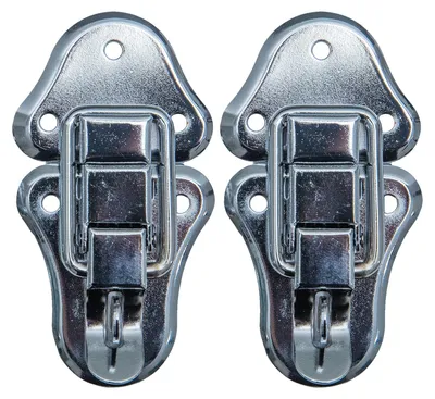 Produktbild von HMF 14986-09 Spannverschluss mit Schlossöse, 2 Stück, 50 x 95 mm, Silber verzinkt