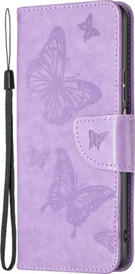 Immagine prodotto di Custodia König Design compatibile con Xiaomi Redmi Note 11 Pro / Note 11 Pro+ 5G, realizzata in ecopelle, per smartphone - Custodia per cellulare, colore viola
