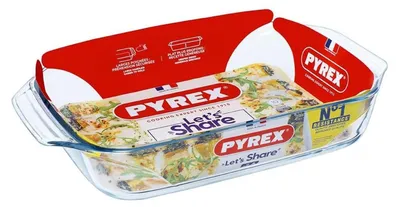 Zdjęcie produktu dla Pyrex Let's Share naczynie żaroodporne prostokątne 39x25cm; 400cl