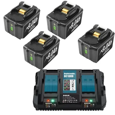 Obrázek produktu pro Akumulátor Makita BL1860B, 18V, 90Ah, dlouhotrvající výkon, 4 B 1C