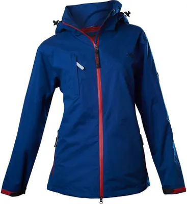 Produktbild von Owney Nova Damen Jacke Blau 3XL wetterfest Hundehalter Outdoorjacke wasserdicht atmugsaktiv Wanderjacke mit Taschen und Reflektor