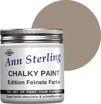 Produktbild von Ann Sterling Kreidefarbe Shabby Chic Farbe: 250ml. Lack Chalky Paint - Wattenmeer