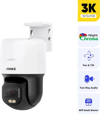 Obrázok produktu pre ANNKE 3K plnofarebná IR sieťová kamera, 6,0 megapixelov, integrovaný obojsmerný zvuk, AI detekcia človeka