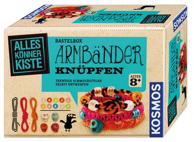 Image de KOSMOS 604158 KOSMOS Experimentierkasten Armbänder knüpfen