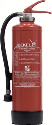 Produktbild von 6L Jockel Brandklasse A Gel Feuerlöscher für feste Stoffe u. Lithium-Ionen Akkus G6HDJ
