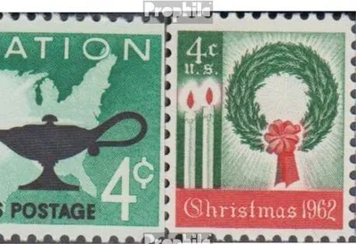 Produktbild von Briefmarken USA 1962 Mi 834,835,837 (kompl.Ausg.) postfrisch Weihnachten
