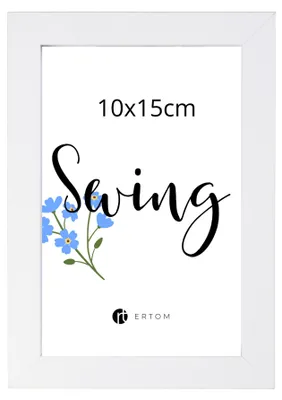 Obrázek produktu pro Rámeček na fotografie MULTI-SWING SW46W, bílý, 10x15 cm, MDF, se sklem, stojací i nástěnný