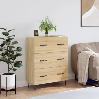 Immagine prodotto di Maison Exclusive - Credenza in rovere Sonoma 69,5x34x90 cm Materiale ligneo