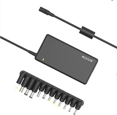 Produktbild von Rixus Universal Notebook Ladegerät 90W mit 12 Adaptern