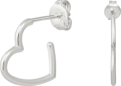 Produktbild von cai Creole 925 Sterling Silber rhodiniert Herz klein