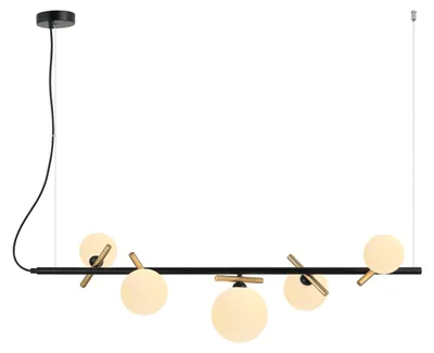 Image de REVERSO PND-5622-5-BK-W Lampe suspendue Italux
