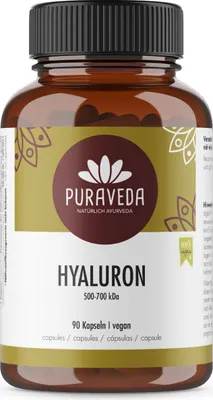 Immagine prodotto di Puraveda Acido ialuronico ad alto dosaggio (90 capsule)