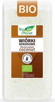 WIÓRKI KOKOSOWE BEZGLUTENOWE BIO 200 g - BIO PLANET