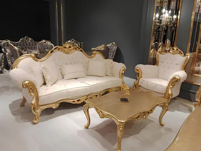 Produktbild von Sofa 3+3 Sitzer Chesterfield Luxus Sofa 2tlg. Sofagarnitur Klassisch Möbel Neu