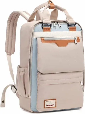Produktbild von Famanu Rucksack Wasserdicht mit Laptop- und Diebstahlschutzfach - Grau - Largerucksack