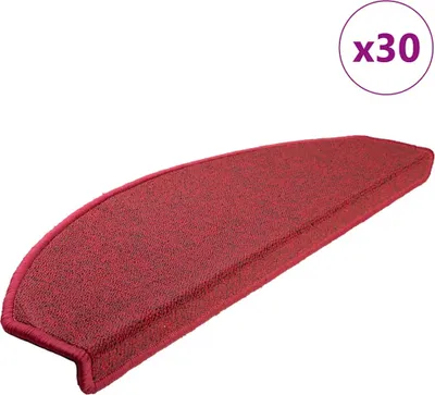 Produktbild von Stufenmatten 30 Stk. 65x24x4 cm Rot Halbrund Groß