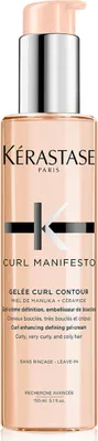 Obrázek produktu pro Kérastase Vyživující gelový krém pro kudrnaté a vlnité vlasy, Pro definované a dokonalé kudrny, Gelée Curl Contour, Curl Manifesto, 150 ml