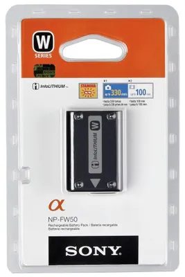 Productafbeelding van Sony InfoLITHIUM NP-FW50 camera-accu - 1080 mAh - lithium-ion (Li-ion) - oplaadbare accu
