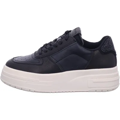 Zdjęcie produktu dla Casualowe sznurowane buty damskie w kolorze czarnym