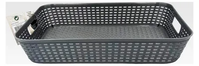 Produktbild von Körbchen in Rattan-Optik 35x25x6,5cm