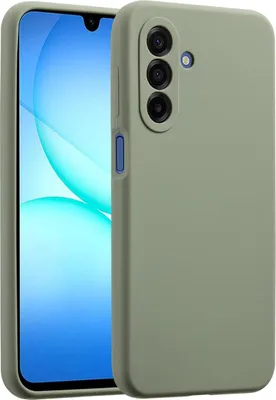 Image de Coque arrière en silicone liquide Accezz pour Samsung Galaxy A17 (5G) / (4G) - Vert cuivré